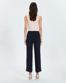 Pantalon fluide en crêpe nocturne_3