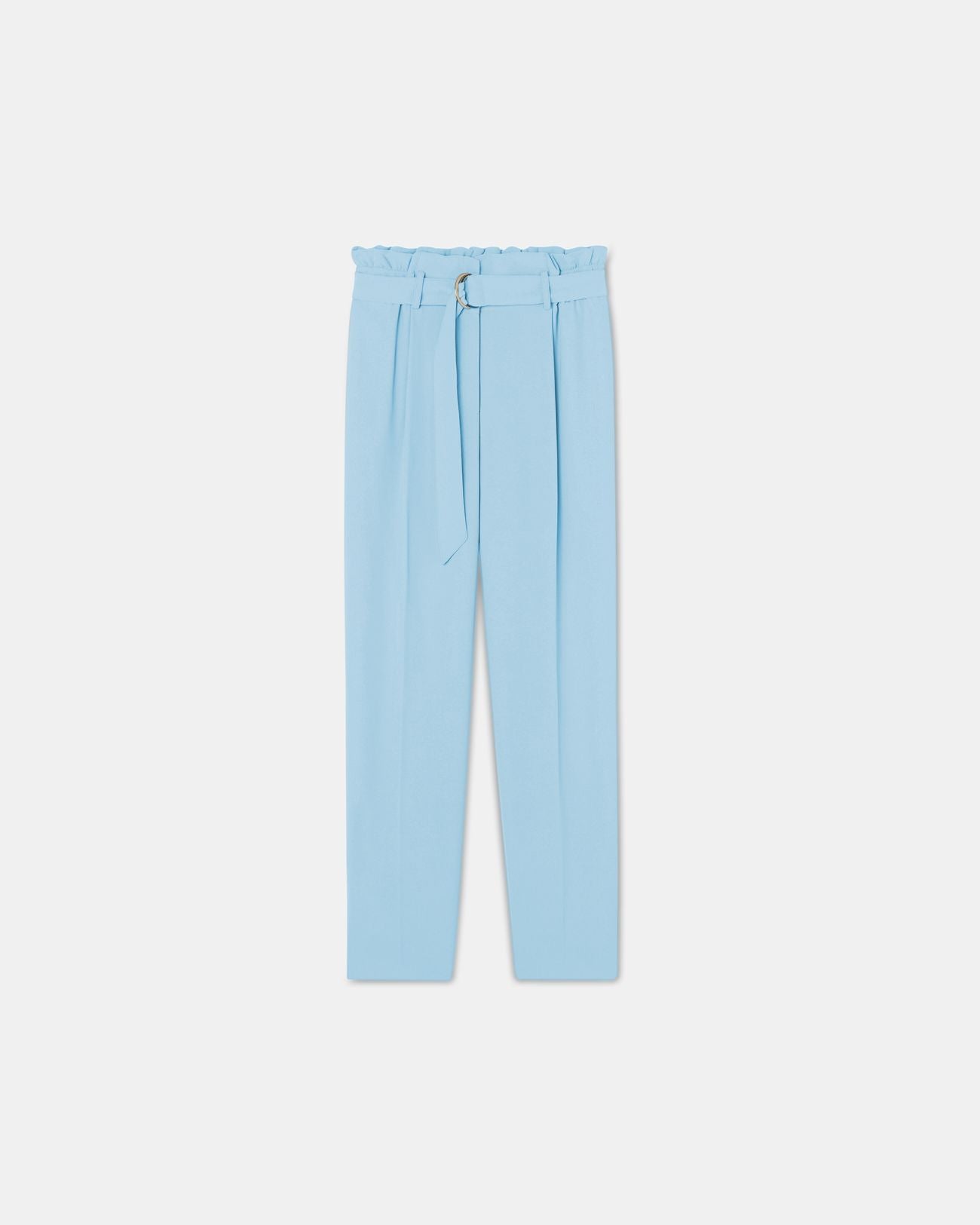 Pantalón pitillo crepe azul_5