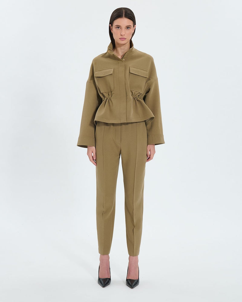 Pantalon ample kaki_1