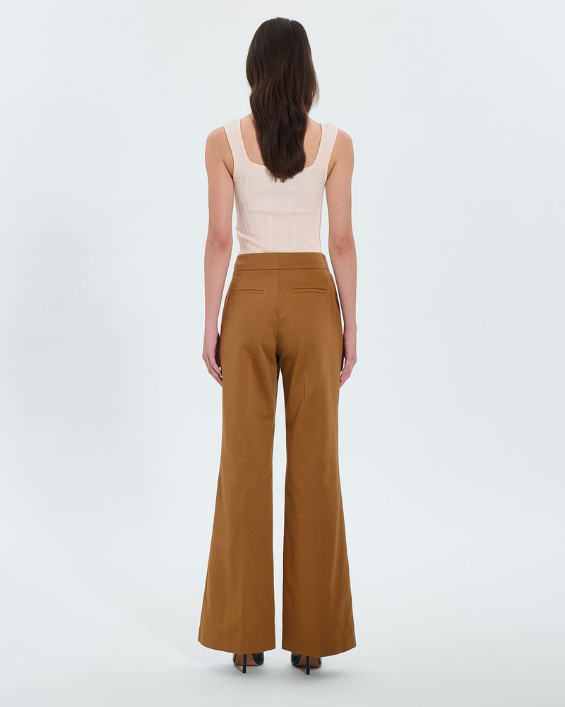 Pantalon fluide tabac_3