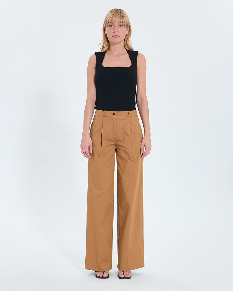 Pantalon fluide tabac_4