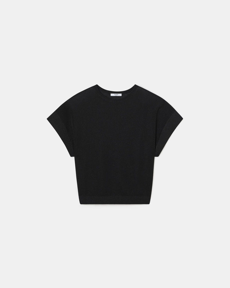 Pull fin noir pailleté_5