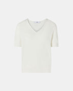 Ecru short-sleeved sweater_5