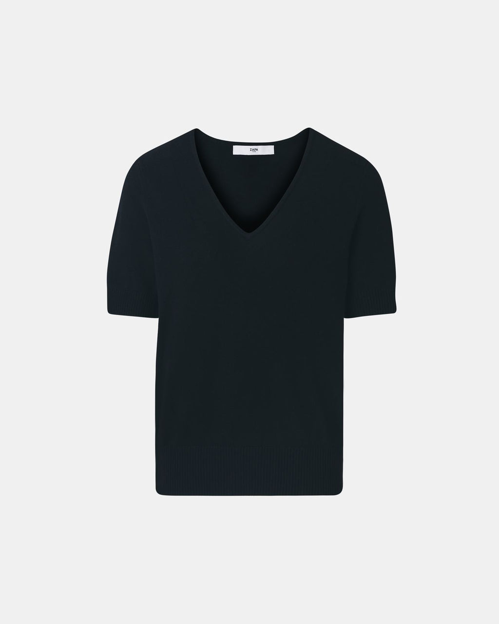 Black short-sleeved sweater_5