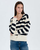 Pull à capuche bicolore_1