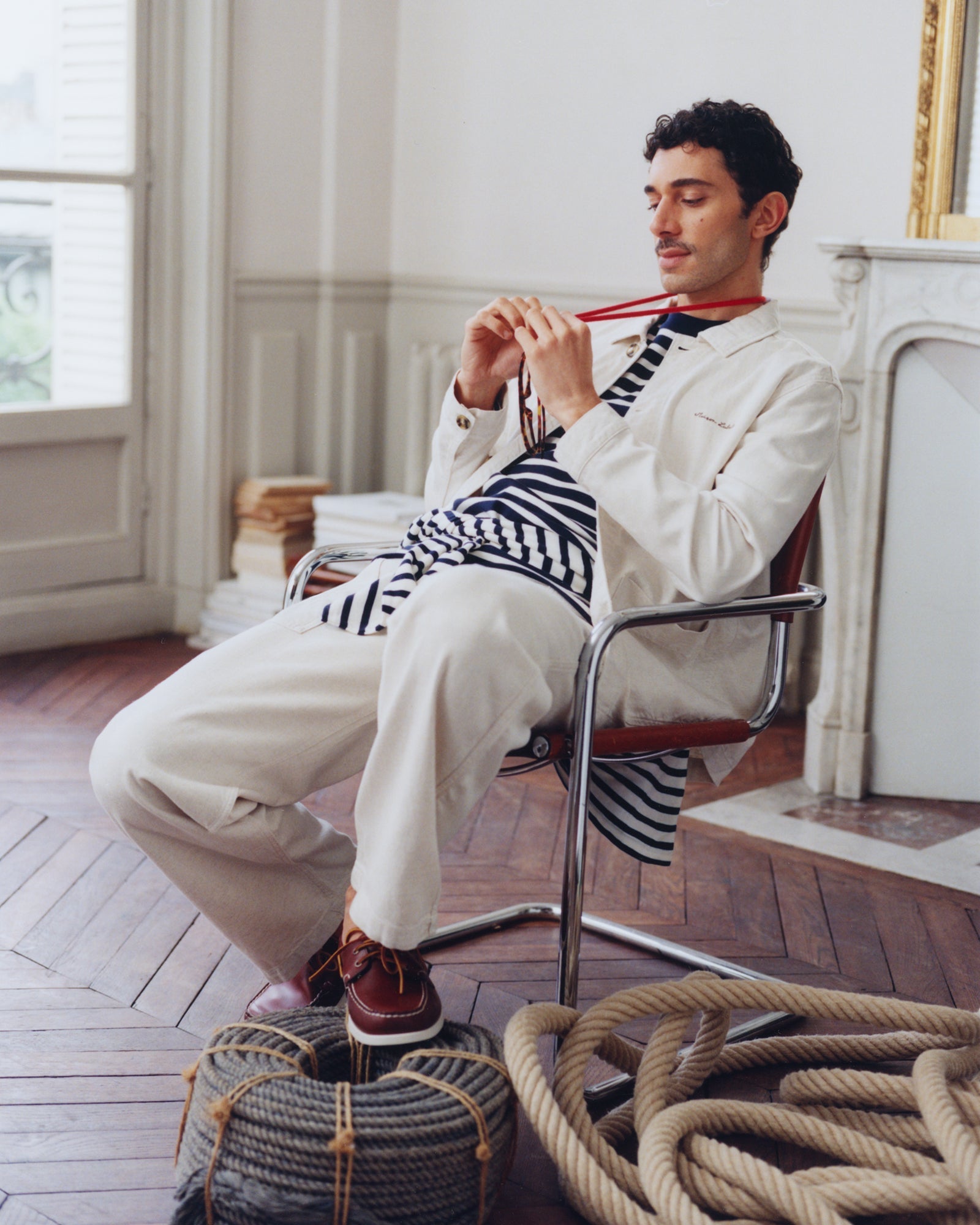 Pantalon "Lyocell And Linen" Guignier - Homme
