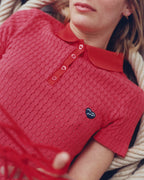 "Ruche Heart Patch" Polo