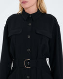 Robe saharienne noire_2