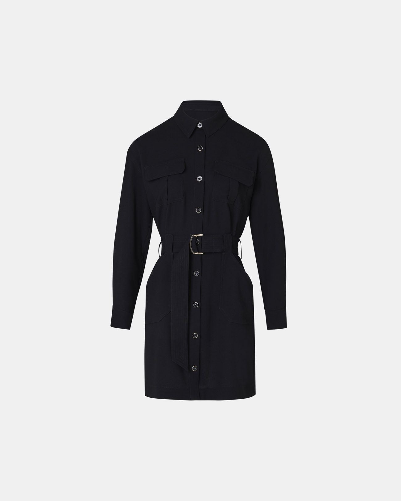 Black safari dress_5