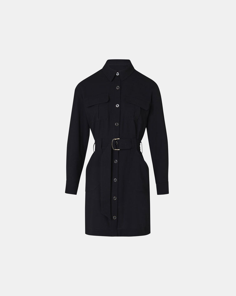 Robe saharienne noire_5