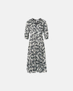 Robe longue évasée à imprimé floral_5
