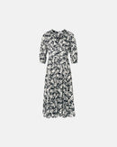 Robe longue évasée à imprimé floral_5