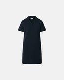 Robe chemise en crêpe nocturne_5