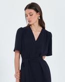 Robe longue cintrée nocturne_2