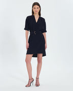 Short night crepe dress 1