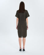 Khaki fine knit dress_3