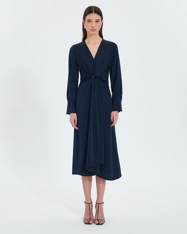Long satin night dress_1