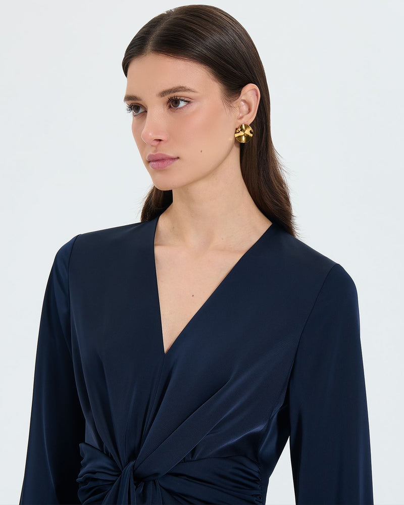 Robe longue satinée nocturne_2