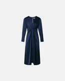 Robe longue satinée nocturne_5
