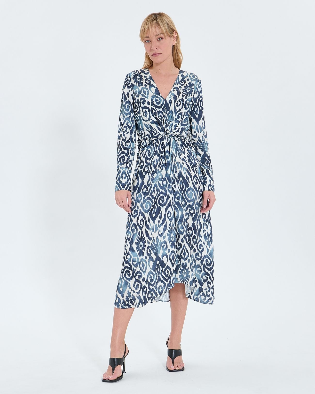 Long printed dress_1