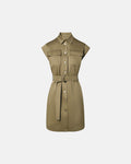 Khaki shirt dress_5