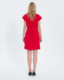 Robe chemise rouge_3