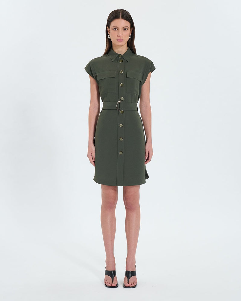 Robe chemise army_4