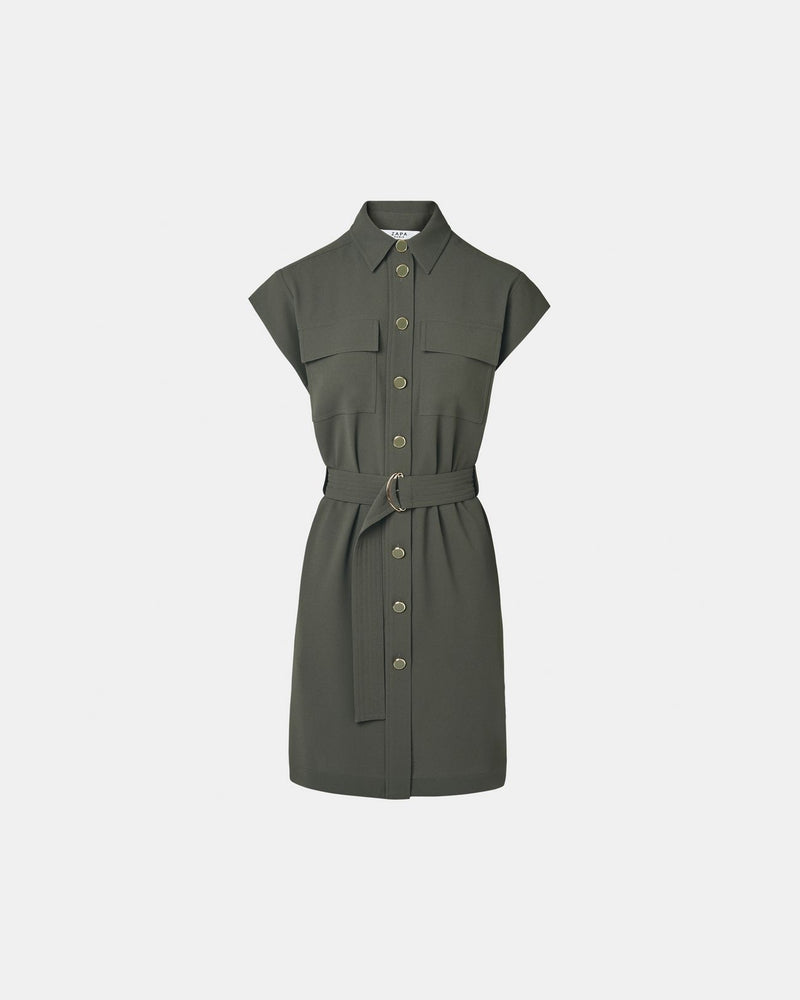 Robe chemise army_5
