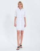 Robe mi longue à broderie anglaise écrue_1