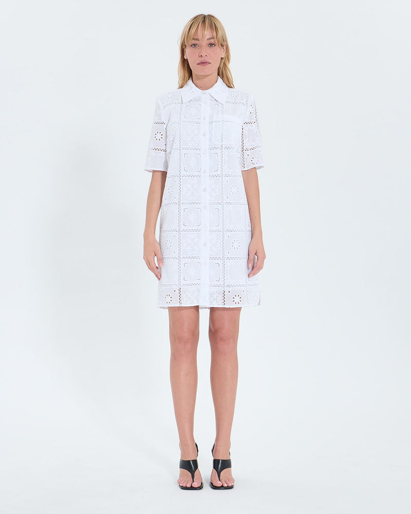 Robe mi longue à broderie anglaise écrue_4