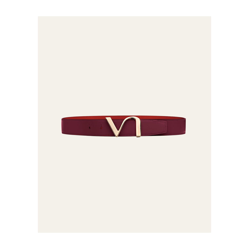 Ceinture L'Amoureuse Rouge/Bordeaux