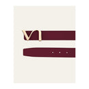 Ceinture L'Amoureuse Rouge/Bordeaux