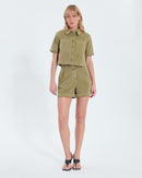 Short en jean kaki_2