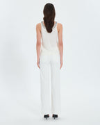 Ecru linen tank top_3