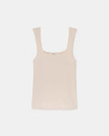 Camiseta sin mangas de punto nude_5