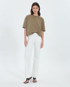Tee-shirt à ornements kaki_3