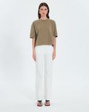 Tee-shirt à ornements kaki_5