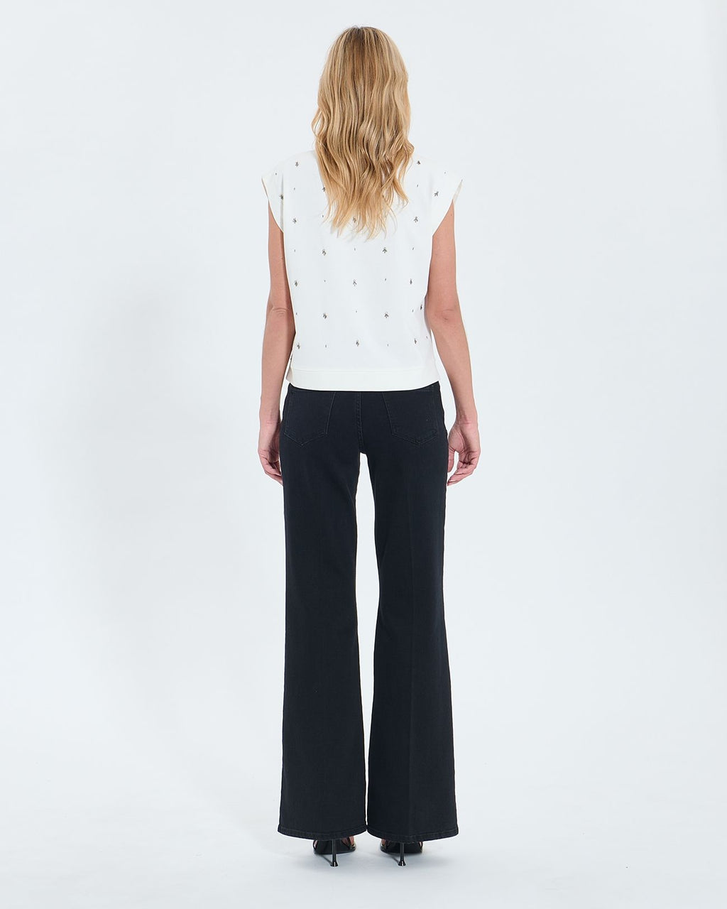 Ecru sleeveless top_3