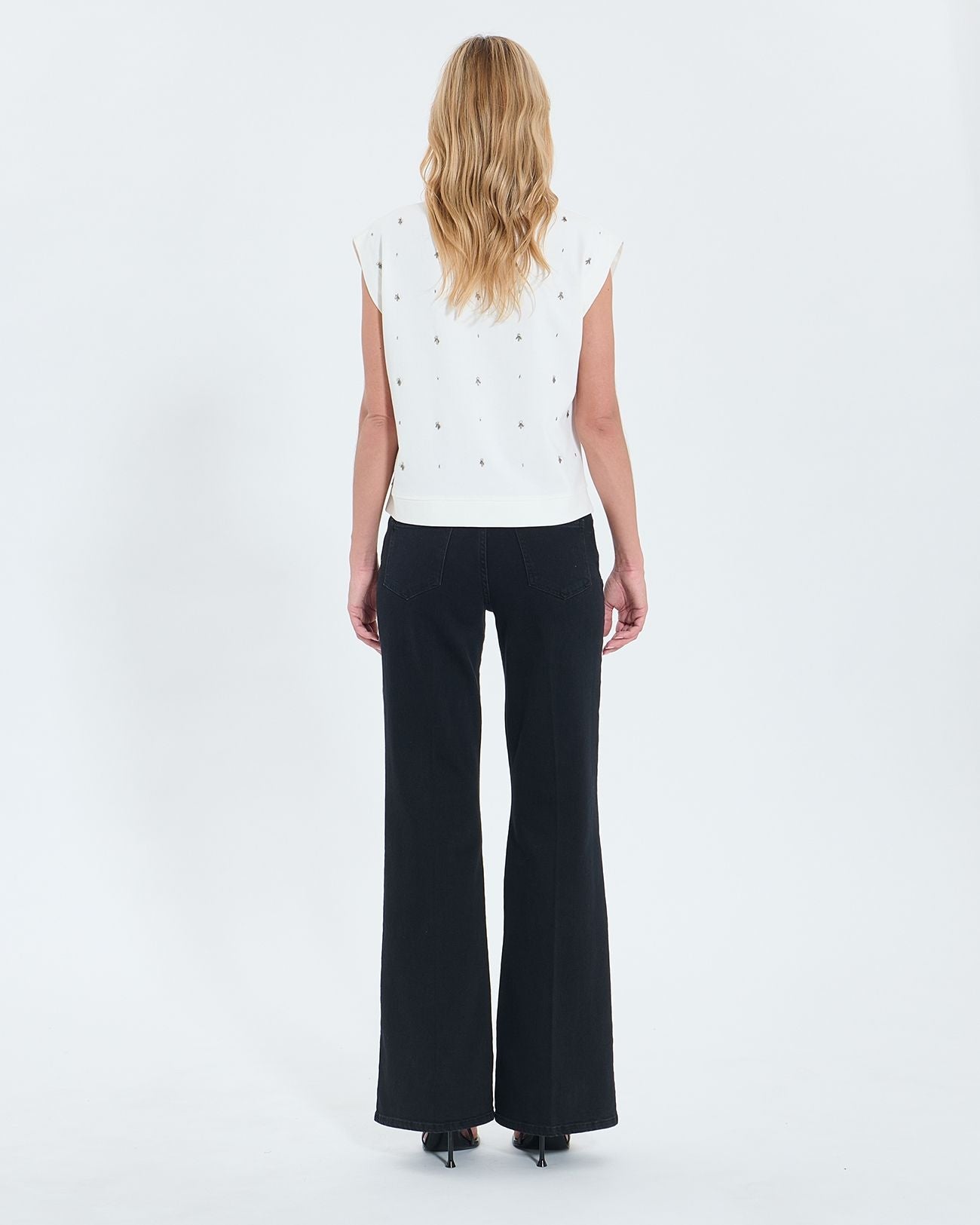 Ecru sleeveless top_3