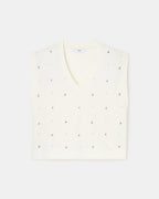 Ecru sleeveless top_5