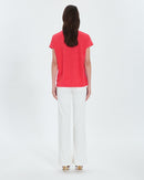 Top en lin corail_3