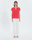 Top en lin corail_4