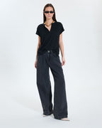 Black linen top_2