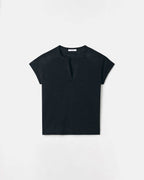 Black linen top_5