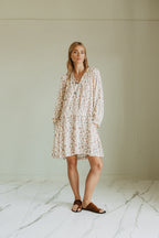 Robe Courte - Écru