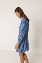 Robe Courte - Bleu Britannique