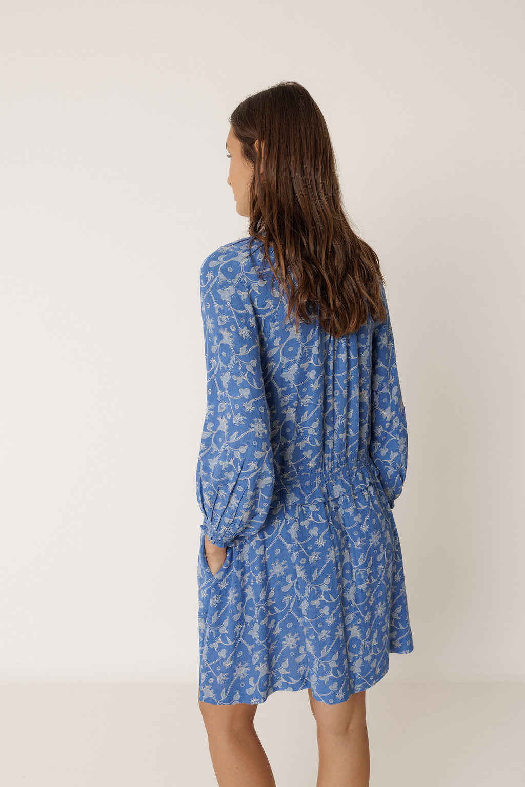 Robe Courte - Bleu Britannique