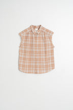 Chemise En Coton Effilochée - Rouille