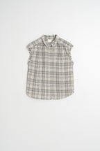 Chemise En Coton Effilochée - Charbon