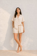 Chemise À Broderie Artisanale - Lin